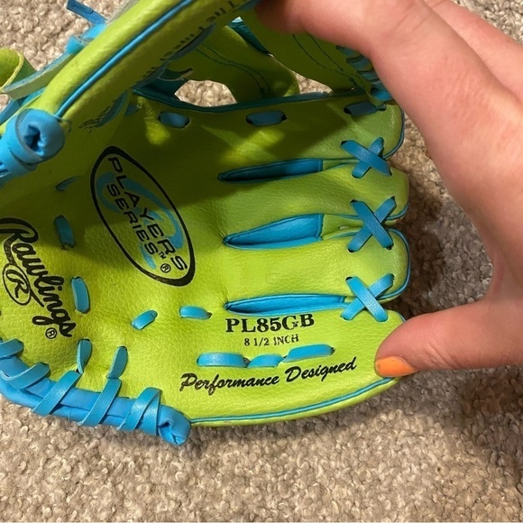 Rawlings Right Handed Glove PL85GB 8 1/2” Players Series Baseball Mitt Green - Picture 4 of 6